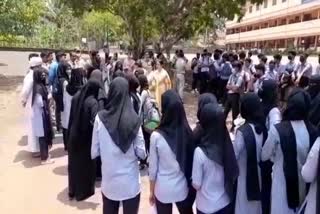 Hijab Issue; 32 student not written exam on 2nd day also in mangalore