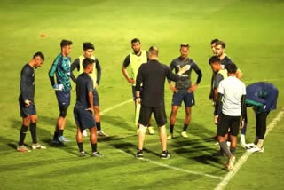 Indian players miss Bahrain-bound flight ahead of friendly due to visa issues  Indian football team  visa issues  ഇന്ത്യന്‍ ഫുട്‌ബോള്‍ ടീം  ഇന്ത്യ vs ബഹ്‌റൈന്‍  ഇഗോർ സ്റ്റിമാക്  Igor Stimac