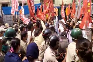 Left Protest at Bankura