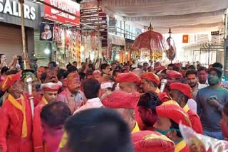 rangpanchami celebration in shirdi