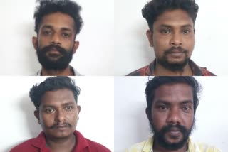 Attempt to kill DYFI activist Anu  RSS workers arrested in Palakkad  ഡിവൈ.എഫ്‌.ഐ പ്രവർത്തകനെ വധിക്കാൻ ശ്രമം  നാല് ആർ.എസ്‌.എസുകാർ അറസ്‌റ്റിൽ  ആലമ്പള്ളത്ത്‌ ഡി.വൈ.എഫ്‌.ഐ പ്രവര്‍ത്തകനെ വധിക്കാന്‍ ശ്രമം