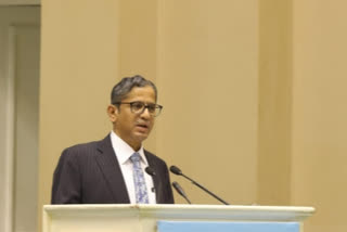 The CJI welcomed four Padma awardees -- Sunkara Venkata Adinarayana Rao, the heir of late Gosaveedu Shaik Hassan, Darshanam Mogulaiah and Garikipati Narasimha Rao - at his official residence and felicitated them