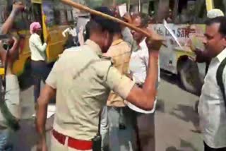 Lathi Charge On Urdu TET Candidates In Patna