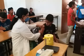 12 to 14 year old children got vaccine in MP