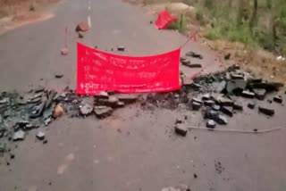 naxals-damage-orchha-narayanpur-road-in-chhattisgarh