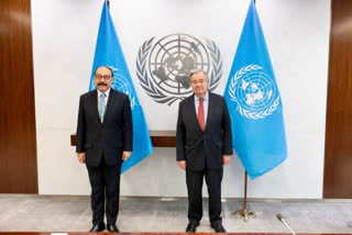 Harsh Vardhan Shringla met UN Secretary