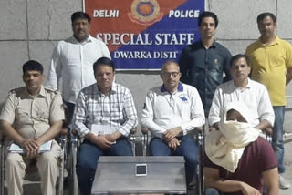 dwarka special staff arrested in delhi