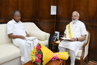 pinarayi vijayan meets modi