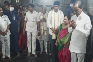 Telangana CM Prayed to Ambabai