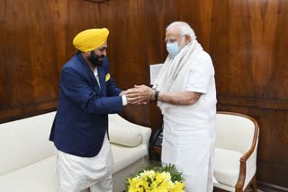 Punjab CM Bhagwant Mann meets PM