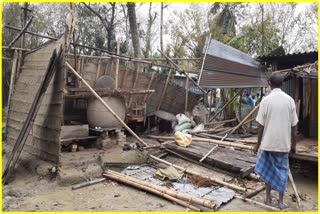 The storm shook Nalbari