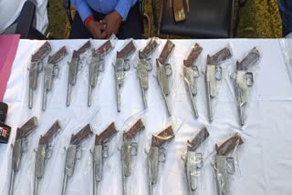 Jharkhand ATS team recovered cache of weapons