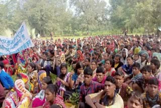 Villagers movement against police camp in Bijapur