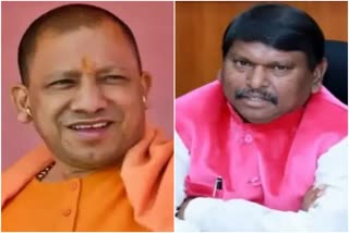 Arjun Munda congratulates Yogi Adityanath