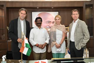 German Ambassador Walter J Lindner meets Chief Minister