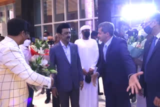 tamil-nadu-chief-minister-mk-stalin-attended-luxury-banquet-in-dubai