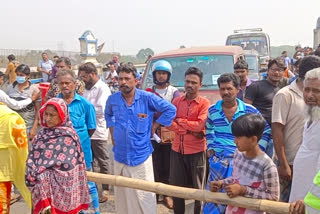 Landslide due to Mundeshwari River Erosion in Arambag