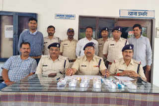 eight thieves in Singrauli district arrest