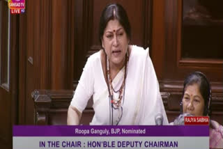 Rajya Sabha: Roopa Ganguly raises the issue of Birbhum massacre, demands President's rule