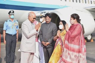 Ramnath Kovind Jamnagar Visit: રાષ્ટ્રપતિ રામનાથ કોવિંદનું જામનગર એરફોર્સ પર ઉષ્માભર્યું સ્વાગત