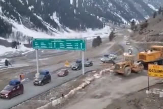 Srinagar Leh Highway Traffic Resumes after Nearly Three Months