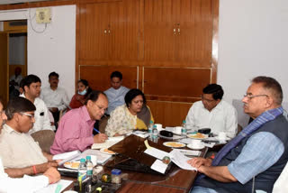 Ganesh Joshi held a meeting with payjal nigam officers