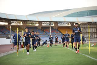 AFC Cup 2022  India vs Belarus  ഇന്ത്യ vs ബെലാറുസ്  2023 AFC Asian Cup qualifiers  indian football team  ഇന്ത്യൻ ഫുട്ബോൾ ടീം  ഇന്ത്യ ഇന്ന് ബെലാറൂസിനെ നേരിടും  തിരിച്ചു വരവിനായി ഇന്ത്യ;ഹൃ സൗദ മത്സരത്തിൽ ഇന്ന് ബെലാറൂസിനെ നേരിടും  India for return; They will face Belarus today in a friendly match  തിരിച്ചു വരവിനായി ഇന്ത്യ; സൗഹൃദ മത്സരത്തിൽ ഇന്ന് ബെലാറൂസിനെ നേരിടും  Friendly football match: Today India against Belarus  India-vs-Belarus-international-friendly-preview-team-news