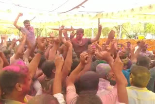 Bhilwara policemen Holi celebration