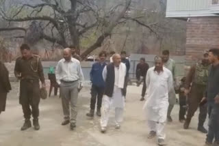 BJP Leader visits far flung areas of Rafiabad