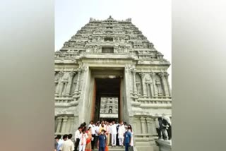 revamped Yadadri temple