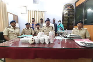 police arrested five opium smugglers in khunti