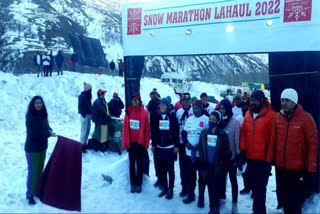 Himachal's Lahaul Spiti hosts country's first snow marathon
