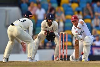 WI vs Eng 3rd Test  West Indies vs England 3rd Test  West Indies batter Joshua Da Silva  West Indies Kyle Mayers  England lead by 10 runs  Sports News  Cricket News