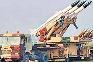 MRSAM air defence missile test