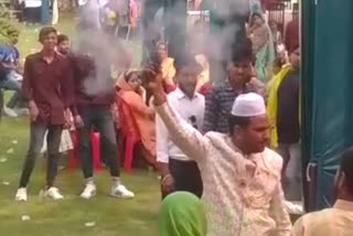 groom fired during marriage ceremony in Roorkee