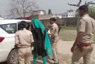 Female candidate caught copying through bluetooth in Katihar