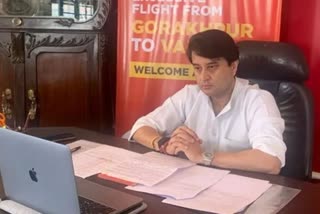Union civil aviation minister Jyotiraditya Scindia