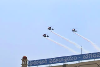 Aviation Show: సందడిగా సాగిన ఏవియేషన్‌ షో.. విమానాల విన్యాసాలు అదుర్స్​..