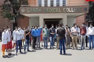 Gandhi Medical College teacher protest