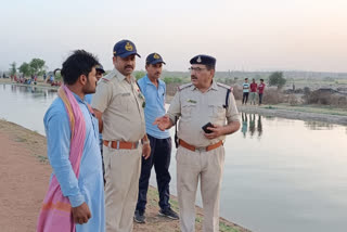 child body drowned in satna