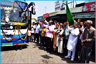 Subhash Thakur launches electric bus