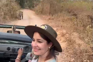 Anjali Tendulkar safari in Ranthambore Tiger Reserve  രൺതംബോർ ടൈഗർ റിസർവിൽ സഫാരി നടത്തി അഞ്ജലി ടെണ്ടുല്‍ക്കര്‍  അഞ്ജലി ടെണ്ടുൽക്കര്‍