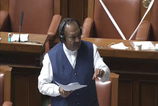 K. S. Eshwarappa debiting on Jal Jeevan Mission in session