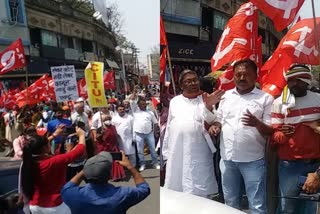 bharat-bandh-of-trade-unions-against-privatisation-and-policies-of-central-government