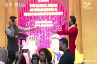 Union Minister Anurag Thakur Dances With Actor Ranveer Singh