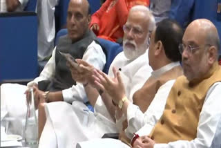 PM Modi, BJP top brass arrive for Parliamentary party meeting