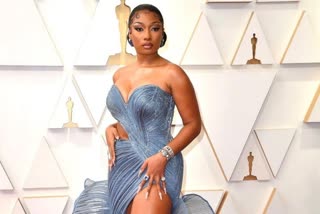 Megan Thee Stallion Oscar debut, Indian designer Gaurav Gupta, gaurav gupta oscars 2022, gaurav gupta cardi b, oscar awards 2022,   academy awards los angeles 2022,   hollywood news updates,  Oscars 2022,  94th Academy Awards,  oscars 2022 nominations,  94th academy awards nominations,  oscars 2022 winners,  94th academy awards winners,  oscar 2022, oscars 2022 red carpet