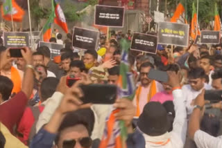 West Bengal BJP leaders hold protest against Birbhum violence