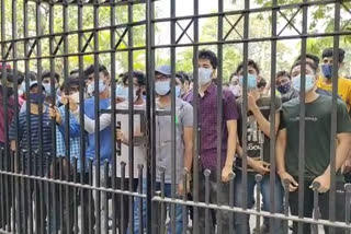 Student Agitation In Durgapur