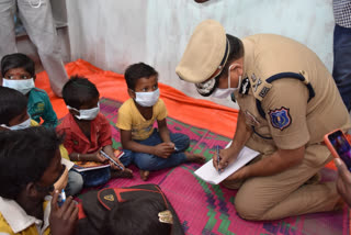 police commissioner mahesh bhagwat launches marathi vastishala in telangana for children of brick kiln workers
